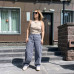 Выкройка женских джинс BAGGY
