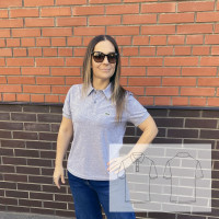 Женская футболка-поло LAK (выкройка)