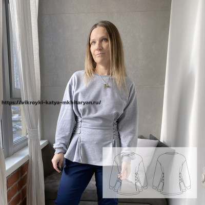 Женский свитшот LACE